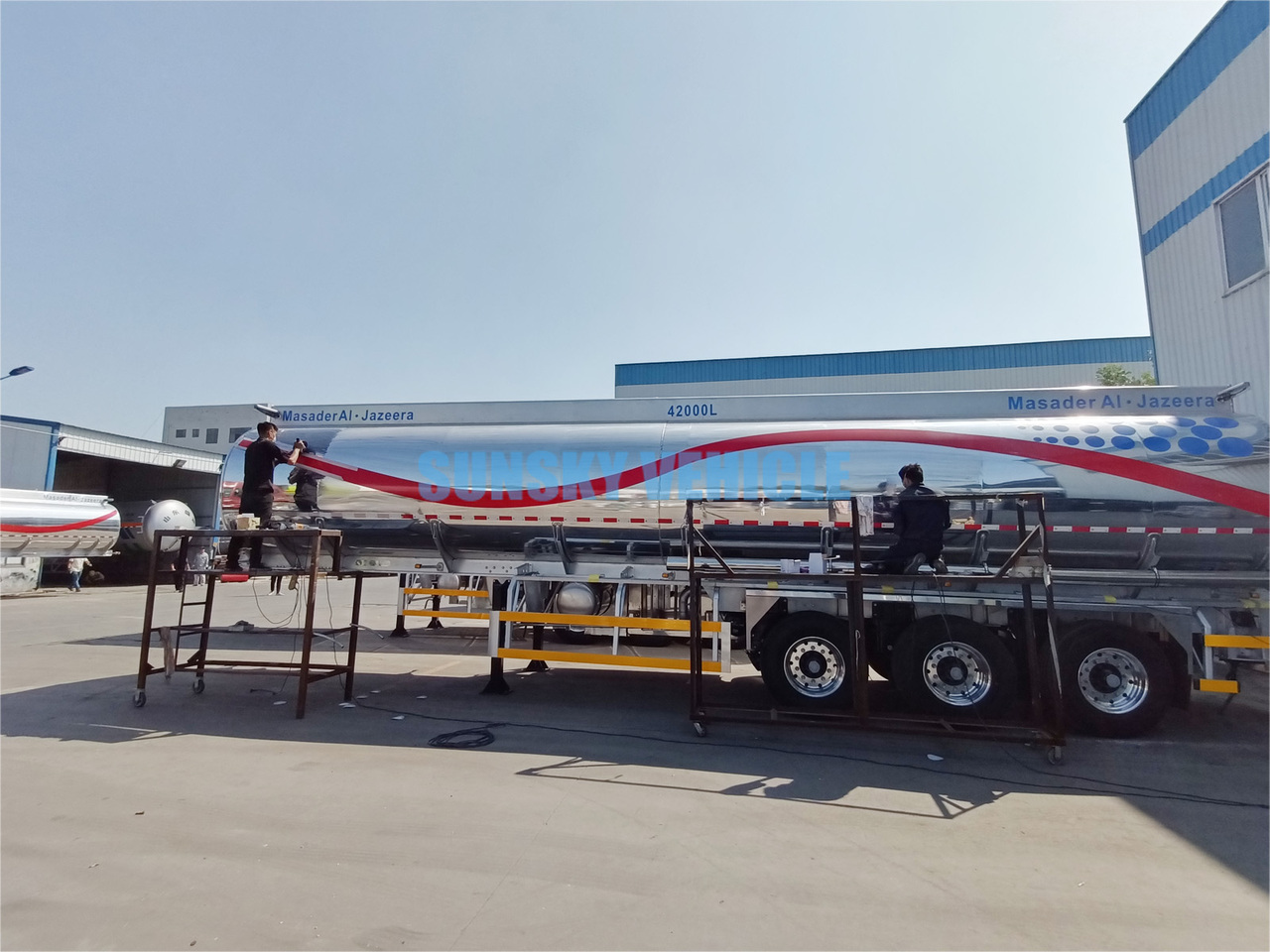 Poluprikolica cisterna za prevoz goriva novi SUNSKY Fuel Tank Trailer: slika 8
