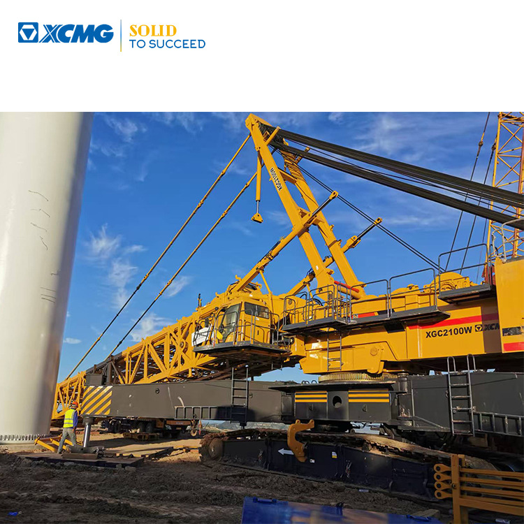 XCMG Official Construction Mobile Crane XGC2100W 110Ton Used Hydraulic Crawler Crane - Kran guseničar: slika 1 XCMG Official Construction Mobile Crane XGC2100W 110Ton Used Hydraulic Crawler Crane - Kran guseničar: slika 1