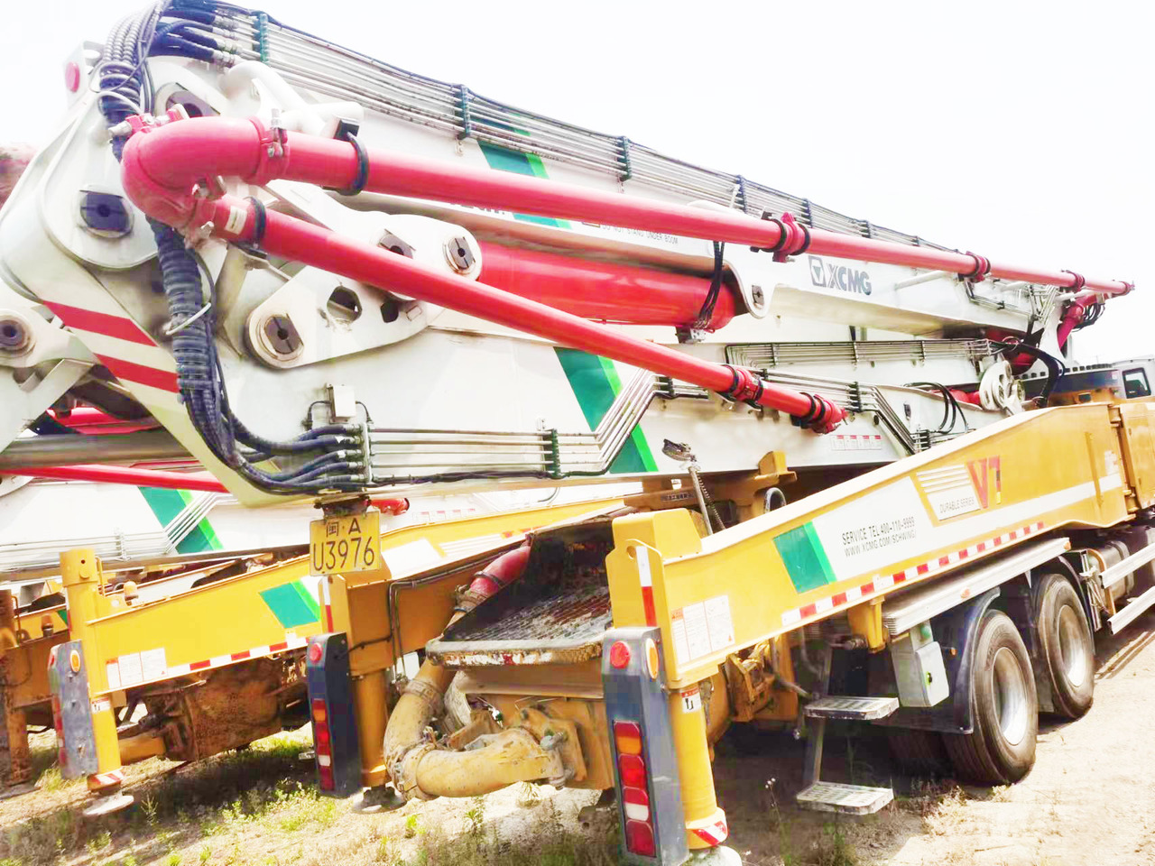 XCMG Official HB58V Cement Pump Machine 58m Used Concrete Pump Truck with Factory Price - Auto pumpa za beton: slika 4 XCMG Official HB58V Cement Pump Machine 58m Used Concrete Pump Truck with Factory Price - Auto pumpa za beton: slika 4