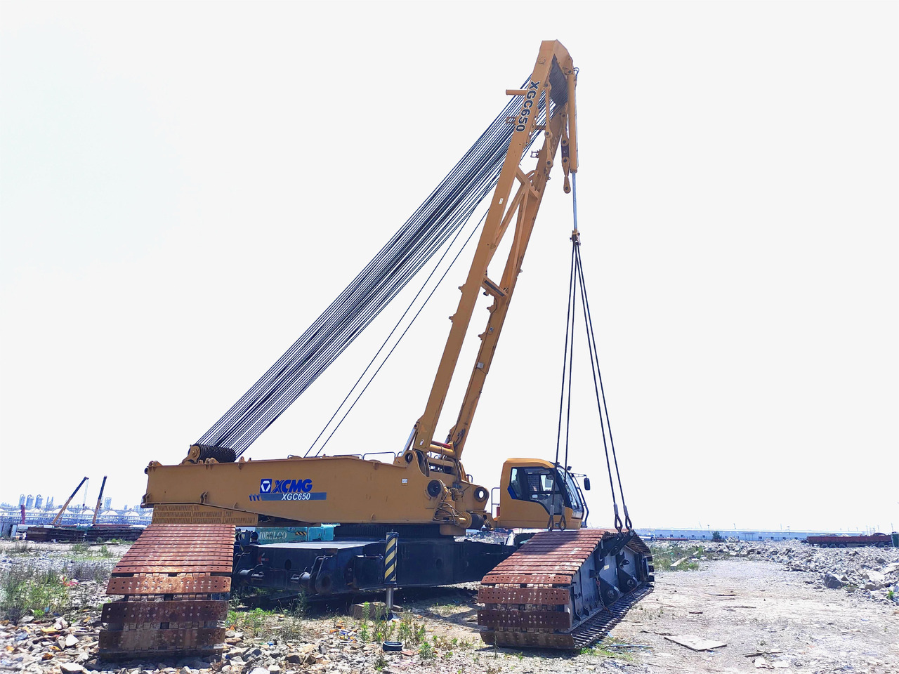 XCMG Official Hydraulic Lifting Crawler Crane XGC650 650 Used Mobile Crane Price For Sale - Kran guseničar: slika 3 XCMG Official Hydraulic Lifting Crawler Crane XGC650 650 Used Mobile Crane Price For Sale - Kran guseničar: slika 3