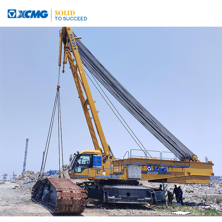XCMG Official Hydraulic Lifting Crawler Crane XGC650 650 Used Mobile Crane Price For Sale - Kran guseničar: slika 1 XCMG Official Hydraulic Lifting Crawler Crane XGC650 650 Used Mobile Crane Price For Sale - Kran guseničar: slika 1