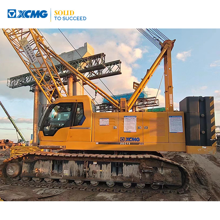 XCMG Official Used Mini Mobile Crane XGC75 75 Ton Crawler Crane With Cheap Price - Kran guseničar: slika 1 XCMG Official Used Mini Mobile Crane XGC75 75 Ton Crawler Crane With Cheap Price - Kran guseničar: slika 1