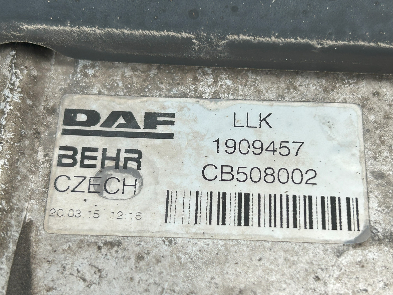 DAF CF EURO 6 COOLER SET - Radijator za Kamion: slika 5 DAF CF EURO 6 COOLER SET - Radijator za Kamion: slika 5