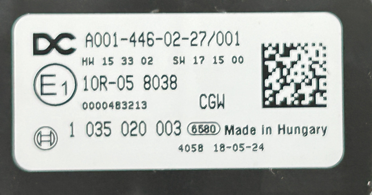 MERCEDES ACTROS MP4 CGW - Upravljačka jedinica za Kamion: slika 2 MERCEDES ACTROS MP4 CGW - Upravljačka jedinica za Kamion: slika 2