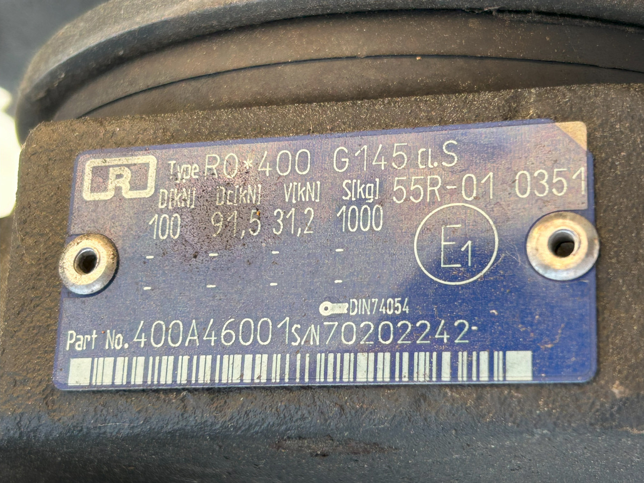 ROCKINGER RO 400 G145HOOK AUTOMATIC COUPLING RO400A46001 DAF XF 106 - Univerzalni deo za Kamion: slika 3 ROCKINGER RO 400 G145HOOK AUTOMATIC COUPLING RO400A46001 DAF XF 106 - Univerzalni deo za Kamion: slika 3