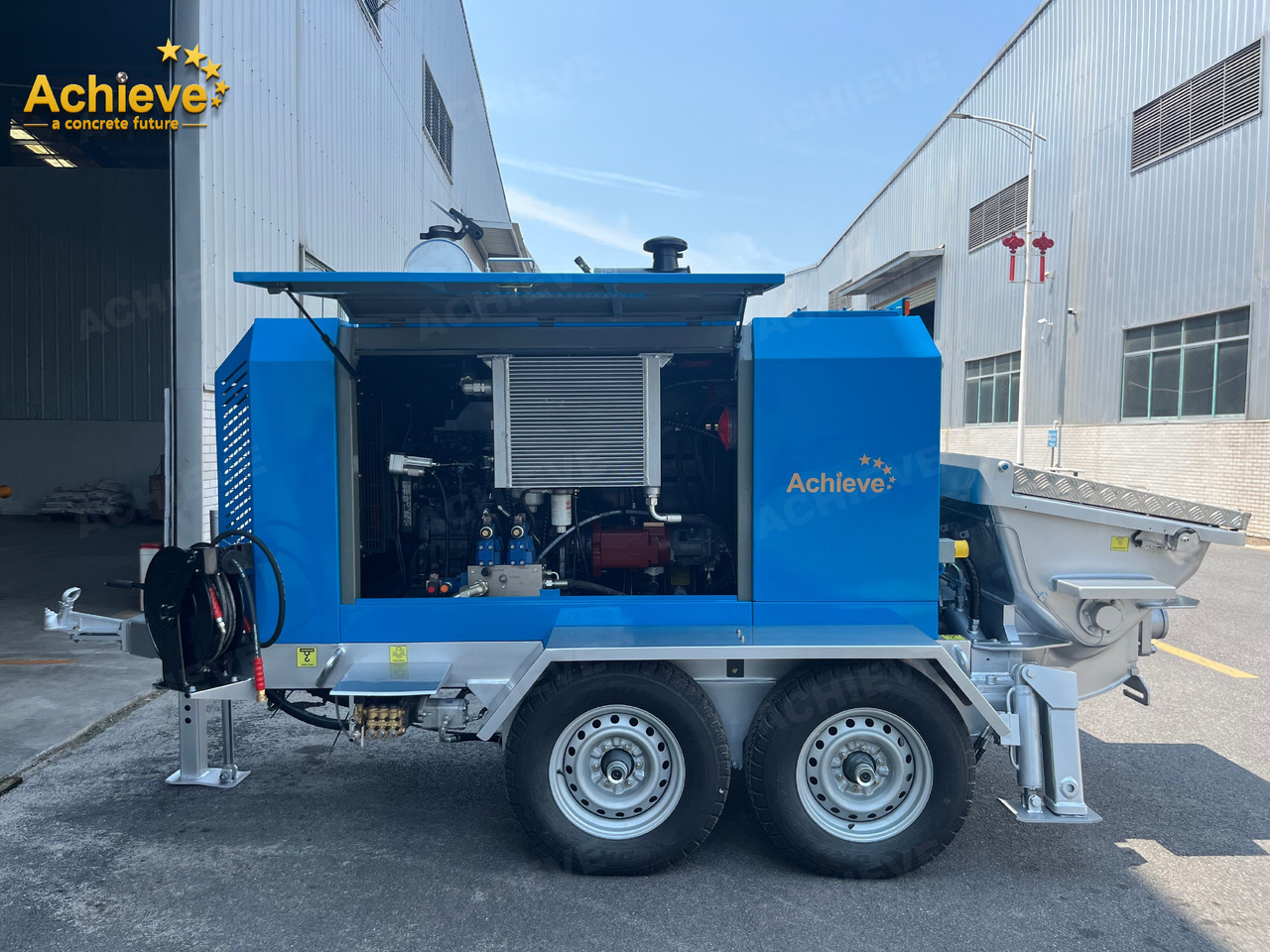 ACHIEVE ACHIEVE AP400 Concrete Trailer Pump For Australia/US EPA /CE Version 【ACHIEVE】100% BRAND NEW !!! - Stacionarna pumpa za beton: slika 4 ACHIEVE ACHIEVE AP400 Concrete Trailer Pump For Australia/US EPA /CE Version 【ACHIEVE】100% BRAND NEW !!! - Stacionarna pumpa za beton: slika 4