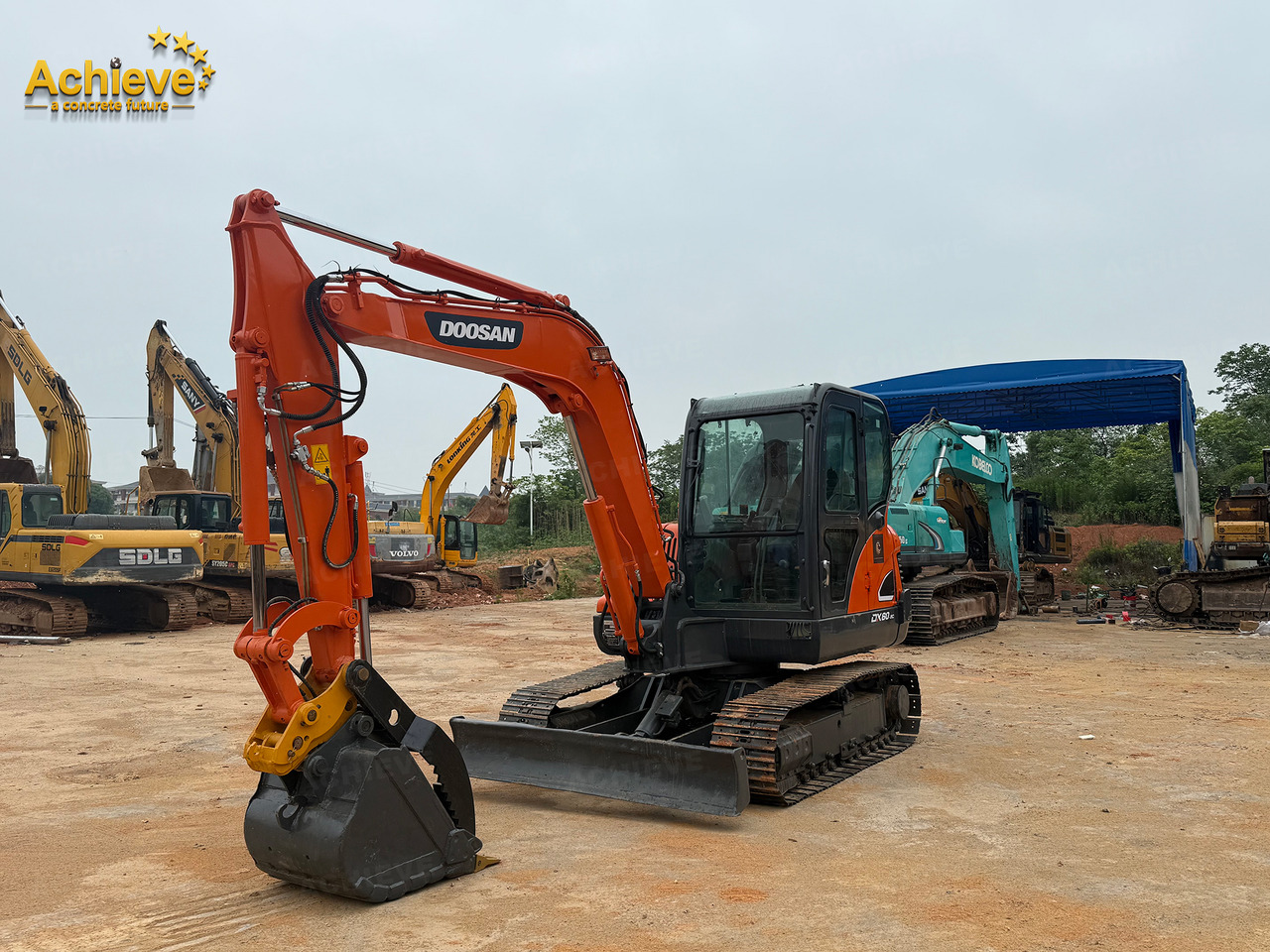 Bager guseničar DOOSAN Diwanlun DX60-9 Excavator 38.9(52.1)/2100kW(HP) / rpm D24C 0.23m3 5700kg 4.2+2.8Ton 【ACHIEVE】 TOP CONDITION!!!: slika 5 Bager guseničar DOOSAN Diwanlun DX60-9 Excavator 38.9(52.1)/2100kW(HP) / rpm D24C 0.23m3 5700kg 4.2+2.8Ton 【ACHIEVE】 TOP CONDITION!!!: slika 5