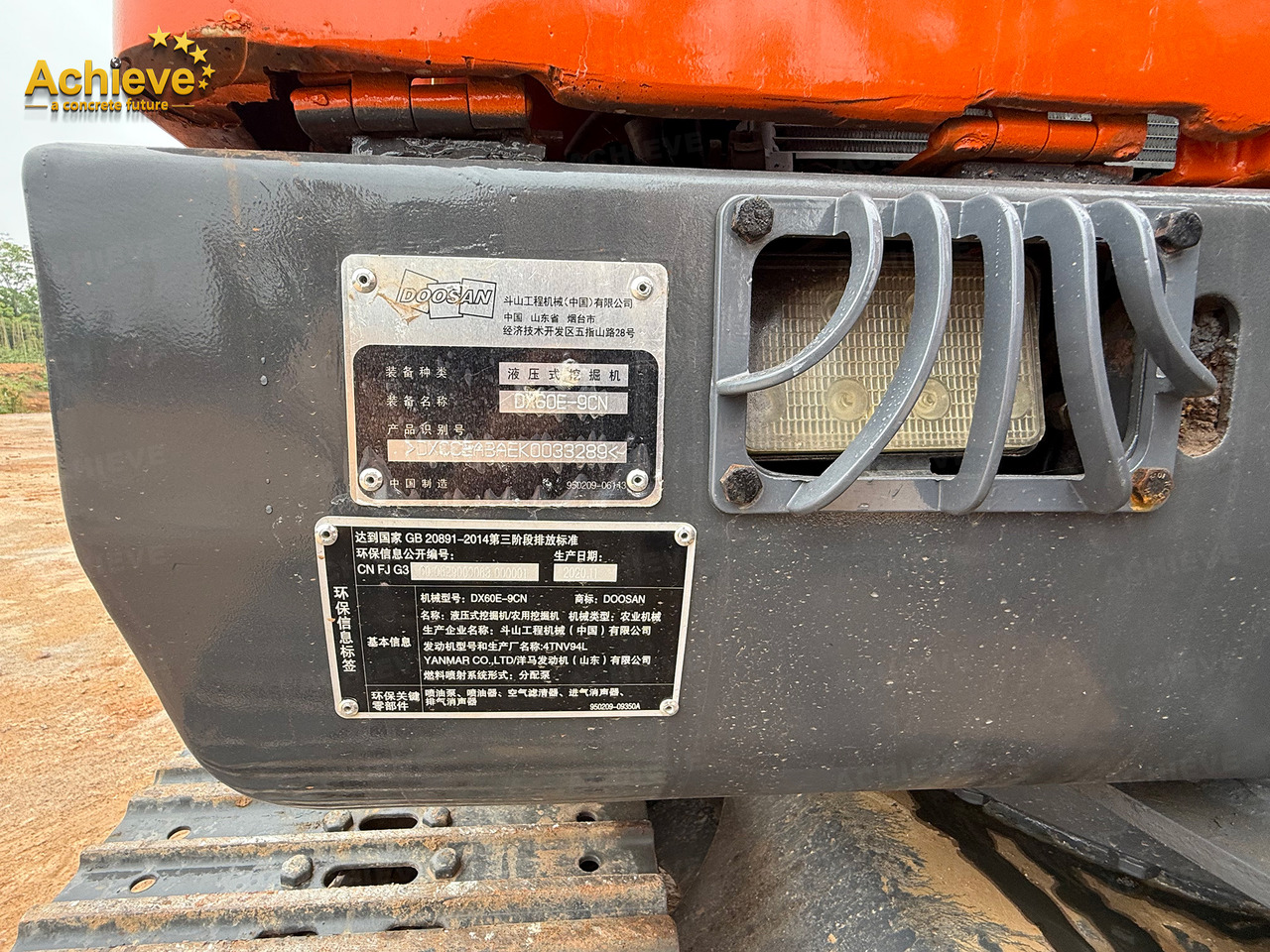 Bager guseničar DOOSAN Diwanlun DX60-9 Excavator 38.9(52.1)/2100kW(HP) / rpm D24C 0.23m3 5700kg 4.2+2.8Ton 【ACHIEVE】 TOP CONDITION!!!: slika 21 Bager guseničar DOOSAN Diwanlun DX60-9 Excavator 38.9(52.1)/2100kW(HP) / rpm D24C 0.23m3 5700kg 4.2+2.8Ton 【ACHIEVE】 TOP CONDITION!!!: slika 21