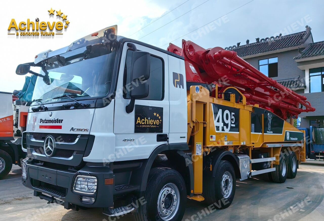 PUTZMEISTER Mercedes-Benz 4141 Putzmeister 49.5M 【ACHIEVE】TOP CONDITION!!! - Auto pumpa za beton: slika 2 PUTZMEISTER Mercedes-Benz 4141 Putzmeister 49.5M 【ACHIEVE】TOP CONDITION!!! - Auto pumpa za beton: slika 2