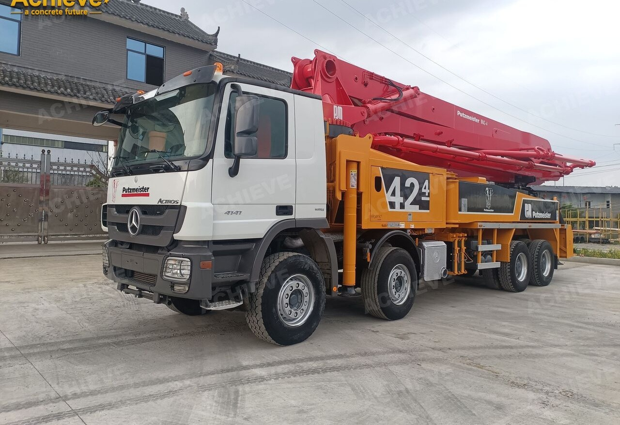 PUTZMEISTER Mercedes-Benz Actros 4141 concrete pumpM42-4R 170 m³【ACHIEVE】TOP CONDITION!!! - Auto pumpa za beton: slika 5 PUTZMEISTER Mercedes-Benz Actros 4141 concrete pumpM42-4R 170 m³【ACHIEVE】TOP CONDITION!!! - Auto pumpa za beton: slika 5