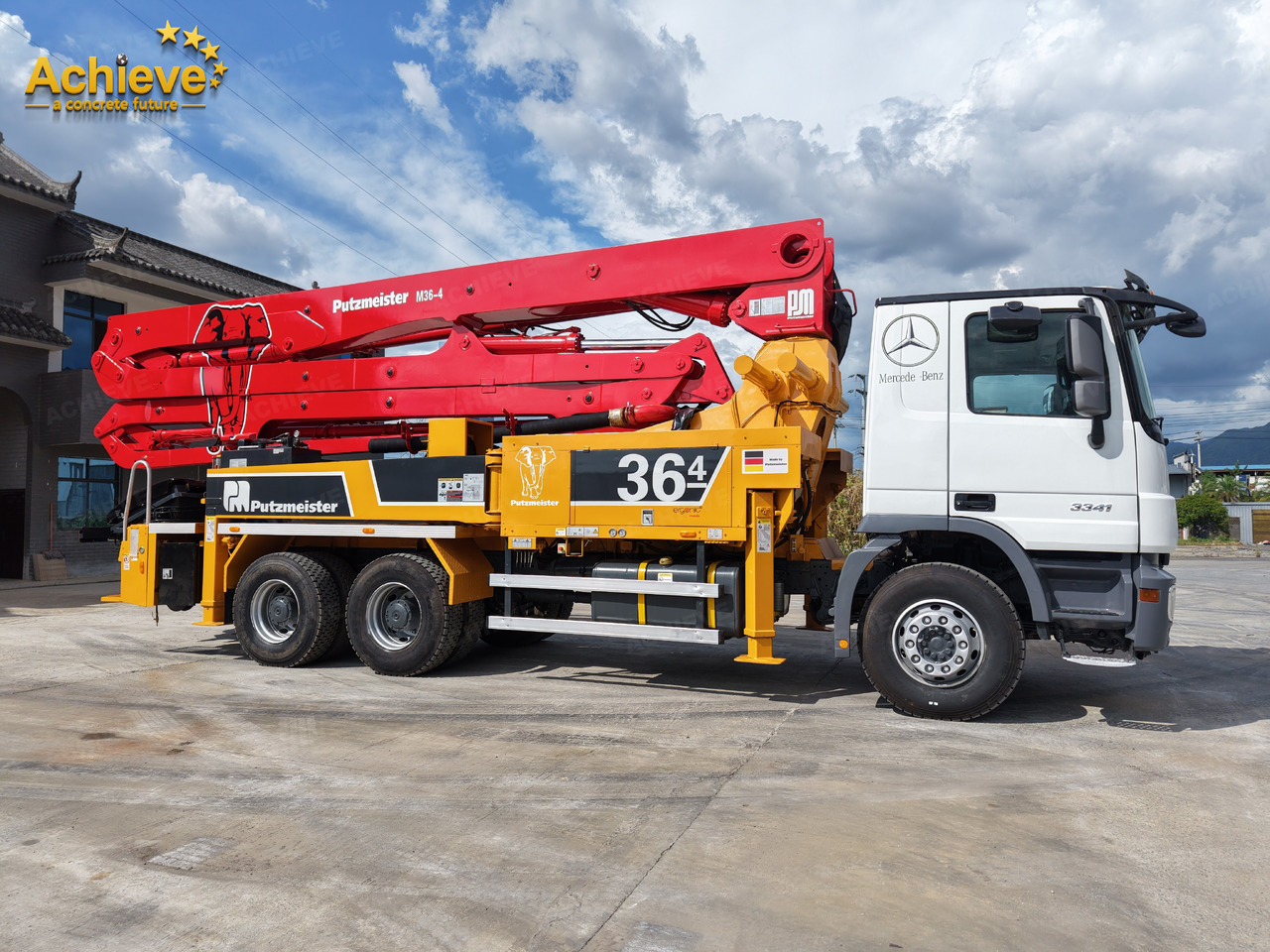 PUTZMEISTER Mercedes-Benz M36-4 2018 ACTROS 3341【ACHIEVE】TOP CONDITION!!! - Auto pumpa za beton: slika 4 PUTZMEISTER Mercedes-Benz M36-4 2018 ACTROS 3341【ACHIEVE】TOP CONDITION!!! - Auto pumpa za beton: slika 4