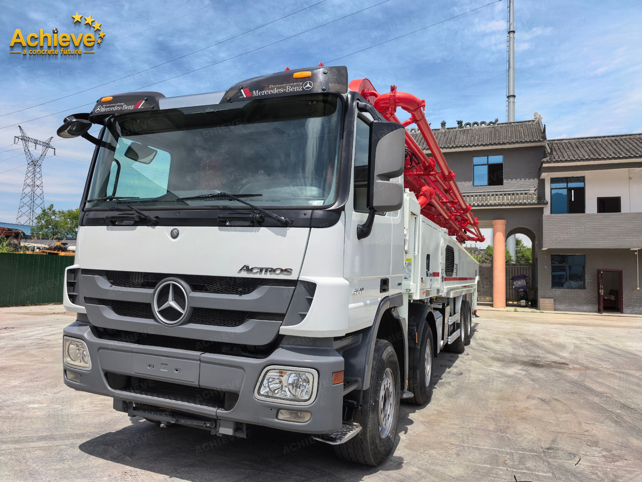 Putzmeister Putzmeister M56-4RZ Actros 4141Mercedes-Benz Concrete pump truck 【ACHIEVE】TOP CONDITION!!! - Auto pumpa za beton: slika 4 Putzmeister Putzmeister M56-4RZ Actros 4141Mercedes-Benz Concrete pump truck 【ACHIEVE】TOP CONDITION!!! - Auto pumpa za beton: slika 4