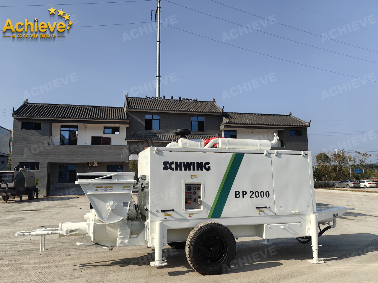 Schwing BP2000 5000kg 2008 Concrete Pump With Brand New High Quality 【ACHIEVE】 TOP CONDITION!!! - Stacionarna pumpa za beton: slika 4 Schwing BP2000 5000kg 2008 Concrete Pump With Brand New High Quality 【ACHIEVE】 TOP CONDITION!!! - Stacionarna pumpa za beton: slika 4