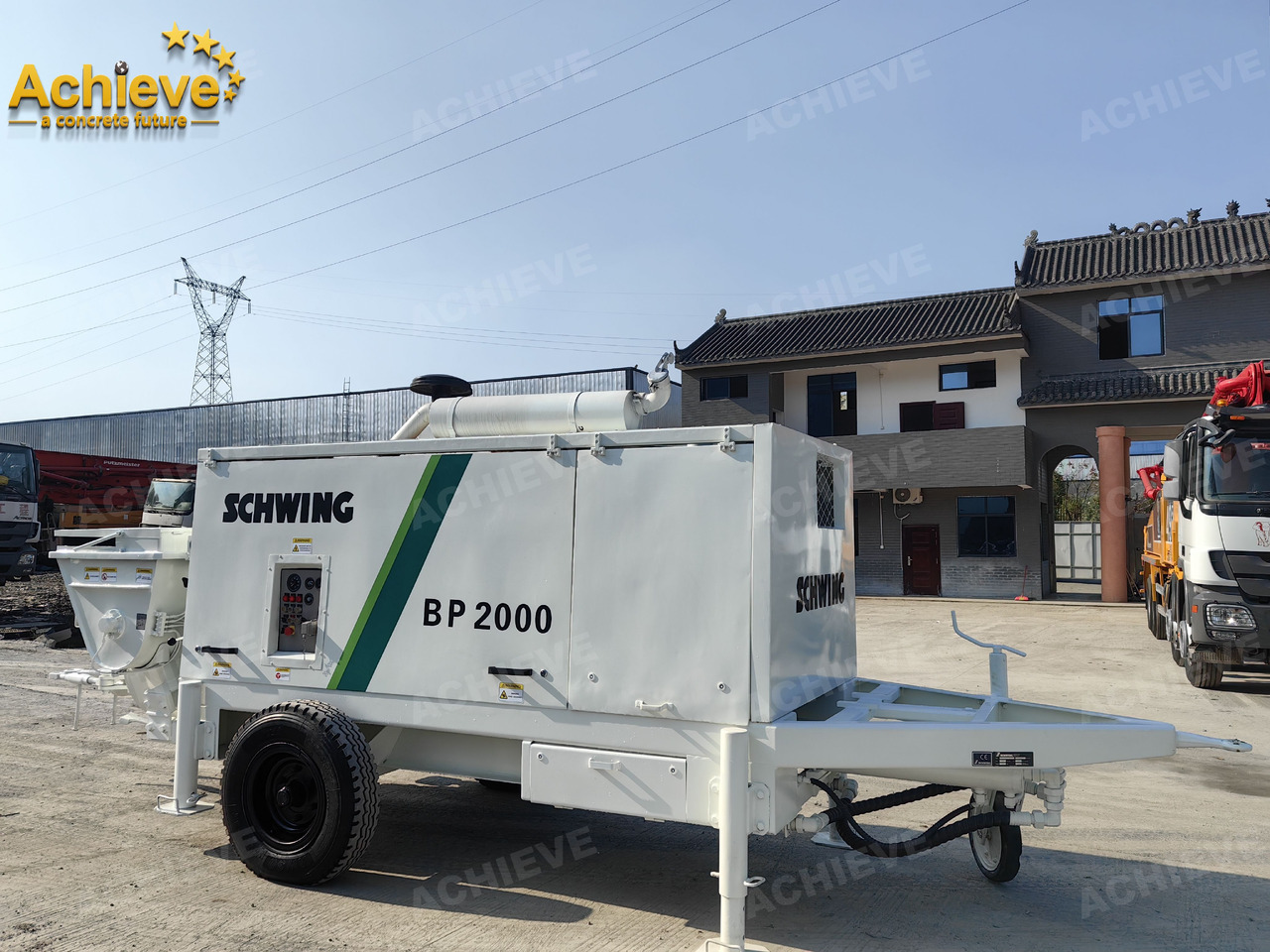 Schwing BP2000 5000kg 2008 Concrete Pump With Brand New High Quality 【ACHIEVE】 TOP CONDITION!!! - Stacionarna pumpa za beton: slika 5 Schwing BP2000 5000kg 2008 Concrete Pump With Brand New High Quality 【ACHIEVE】 TOP CONDITION!!! - Stacionarna pumpa za beton: slika 5