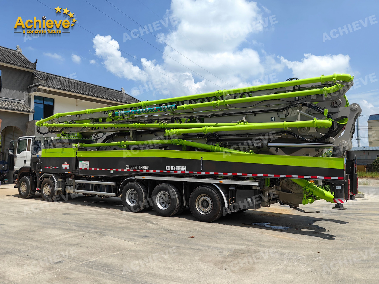 Auto pumpa za beton Zoomlion Zoomlion 70M 70X-6RZ  Concrete pump truck ACTROS 4141 【ACHIEVE】TOP CONDITION!!!: slika 10