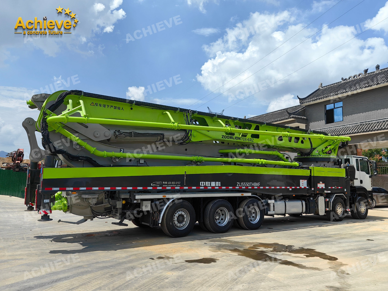 Auto pumpa za beton Zoomlion Zoomlion 70M 70X-6RZ  Concrete pump truck ACTROS 4141 【ACHIEVE】TOP CONDITION!!!: slika 6