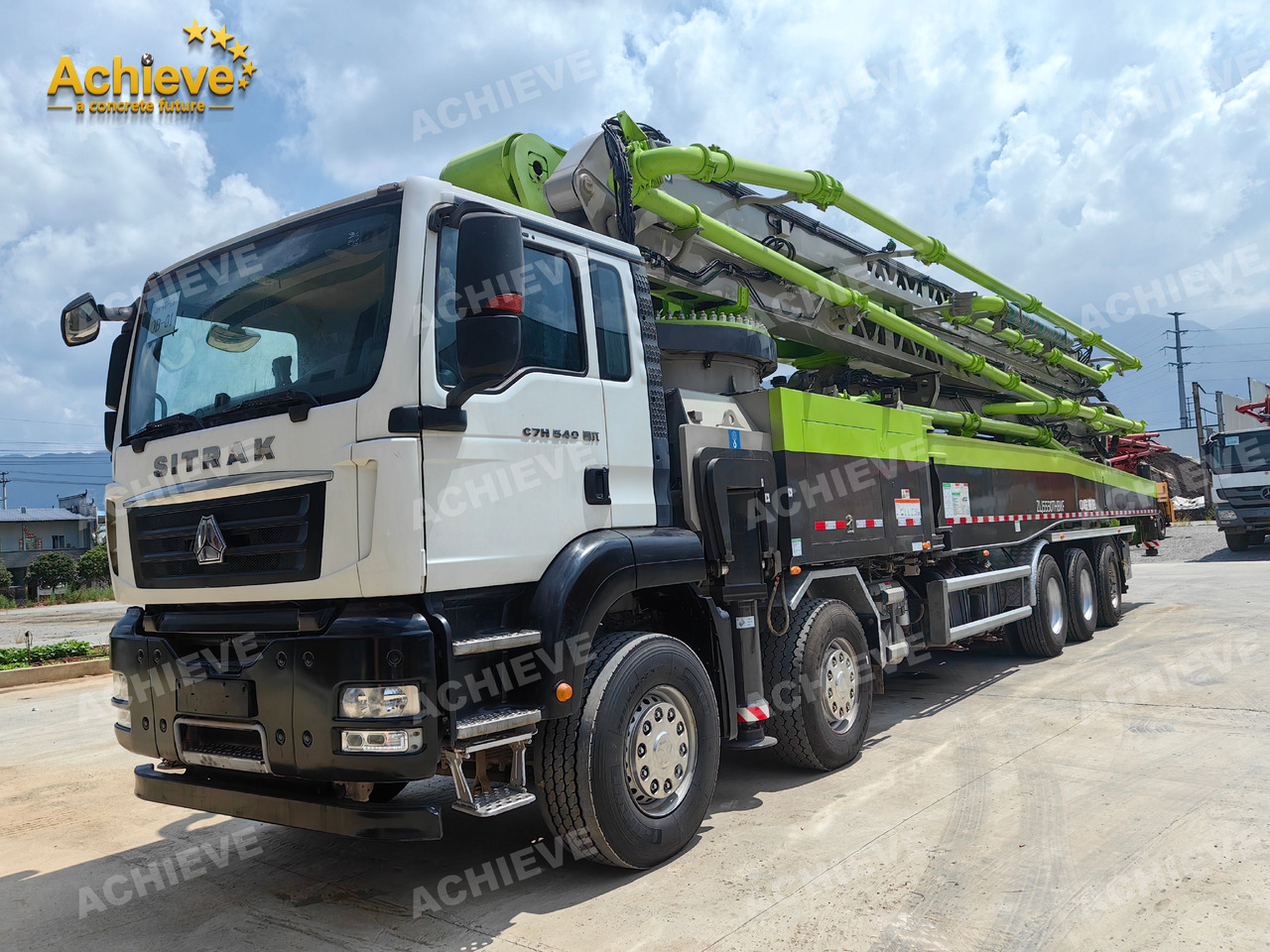 Zoomlion Zoomlion 70M 70X-6RZ Concrete pump truck ACTROS 4141 【ACHIEVE】TOP CONDITION!!! - Auto pumpa za beton: slika 2 Zoomlion Zoomlion 70M 70X-6RZ Concrete pump truck ACTROS 4141 【ACHIEVE】TOP CONDITION!!! - Auto pumpa za beton: slika 2