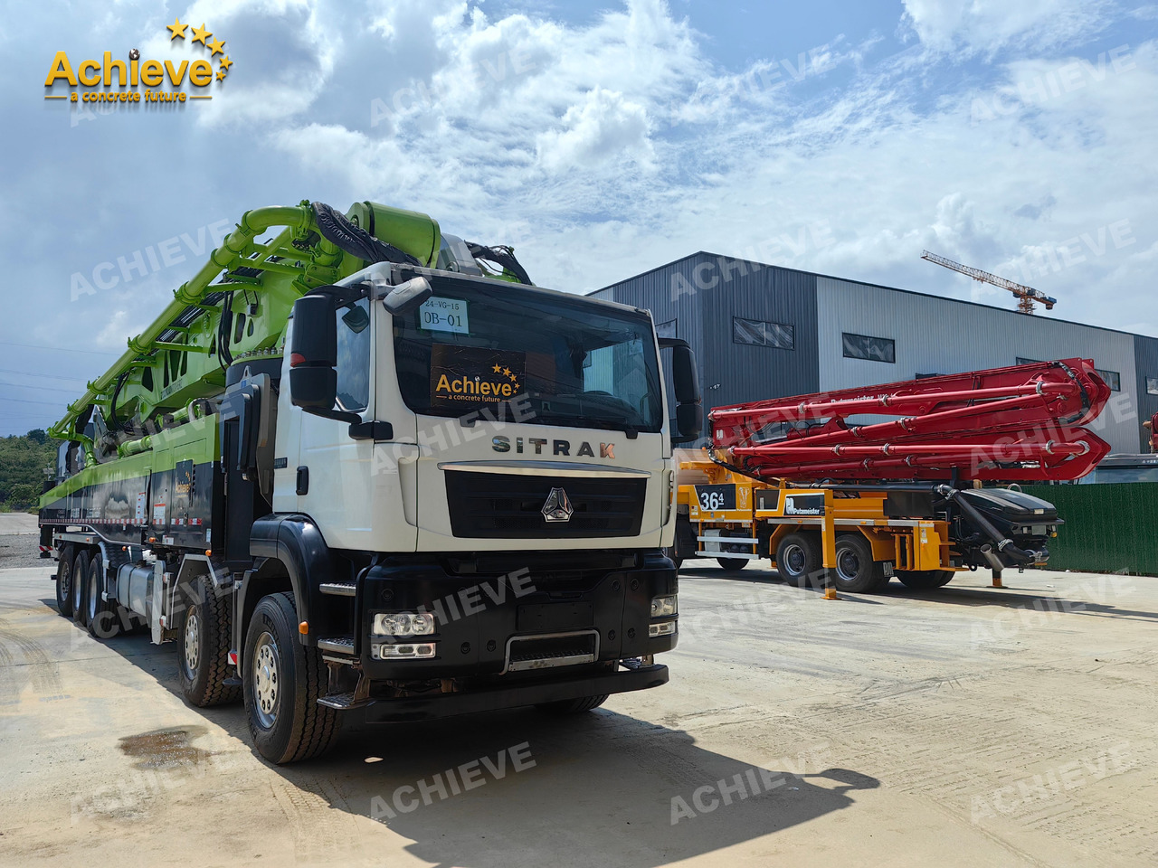 Auto pumpa za beton Zoomlion Zoomlion 70M 70X-6RZ  Concrete pump truck ACTROS 4141 【ACHIEVE】TOP CONDITION!!!: slika 14