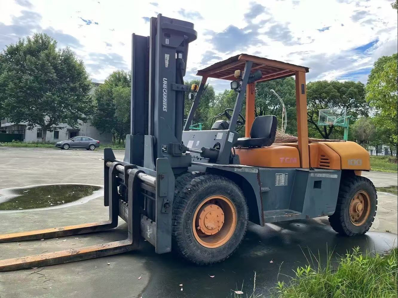 TCM FD100 Forklift Original Color 10 ton Forklift Truck - Dizel viljuškar: slika 3 TCM FD100 Forklift Original Color 10 ton Forklift Truck - Dizel viljuškar: slika 3