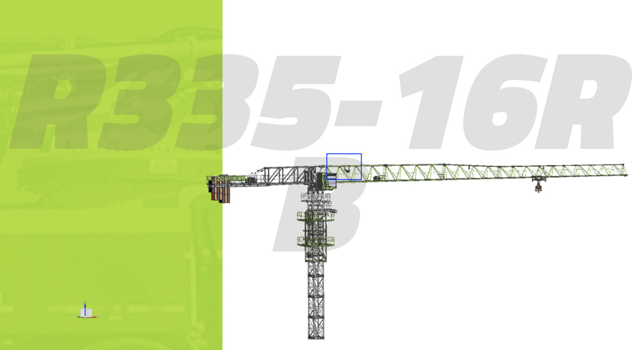 ZOOMLION R335.16RB - Toranjski kran: slika 1 ZOOMLION R335.16RB - Toranjski kran: slika 1
