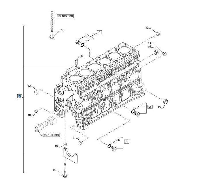 IVECO FPT F4HFE613Y Cylinder Block 504388602 - Cilindar blok za Traktor: slika 1 IVECO FPT F4HFE613Y Cylinder Block 504388602 - Cilindar blok za Traktor: slika 1