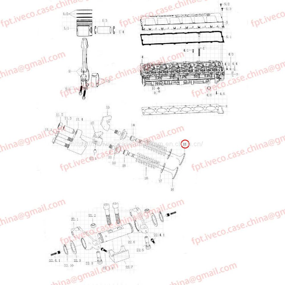 MAN D2066 Intake valve 04101-0574 - Ventil: slika 1 MAN D2066 Intake valve 04101-0574 - Ventil: slika 1