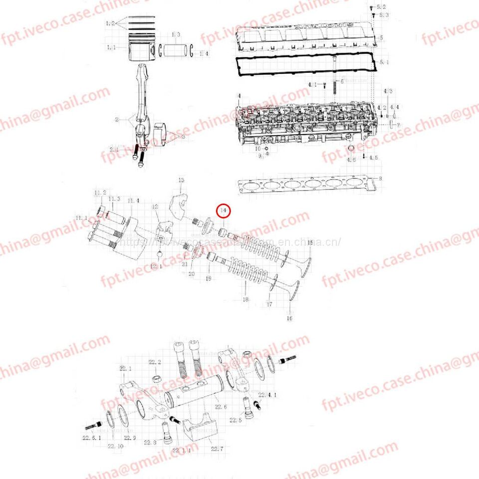 MAN D2066 Intake valve rod seals 04902-0033 - Ventil: slika 1 MAN D2066 Intake valve rod seals 04902-0033 - Ventil: slika 1
