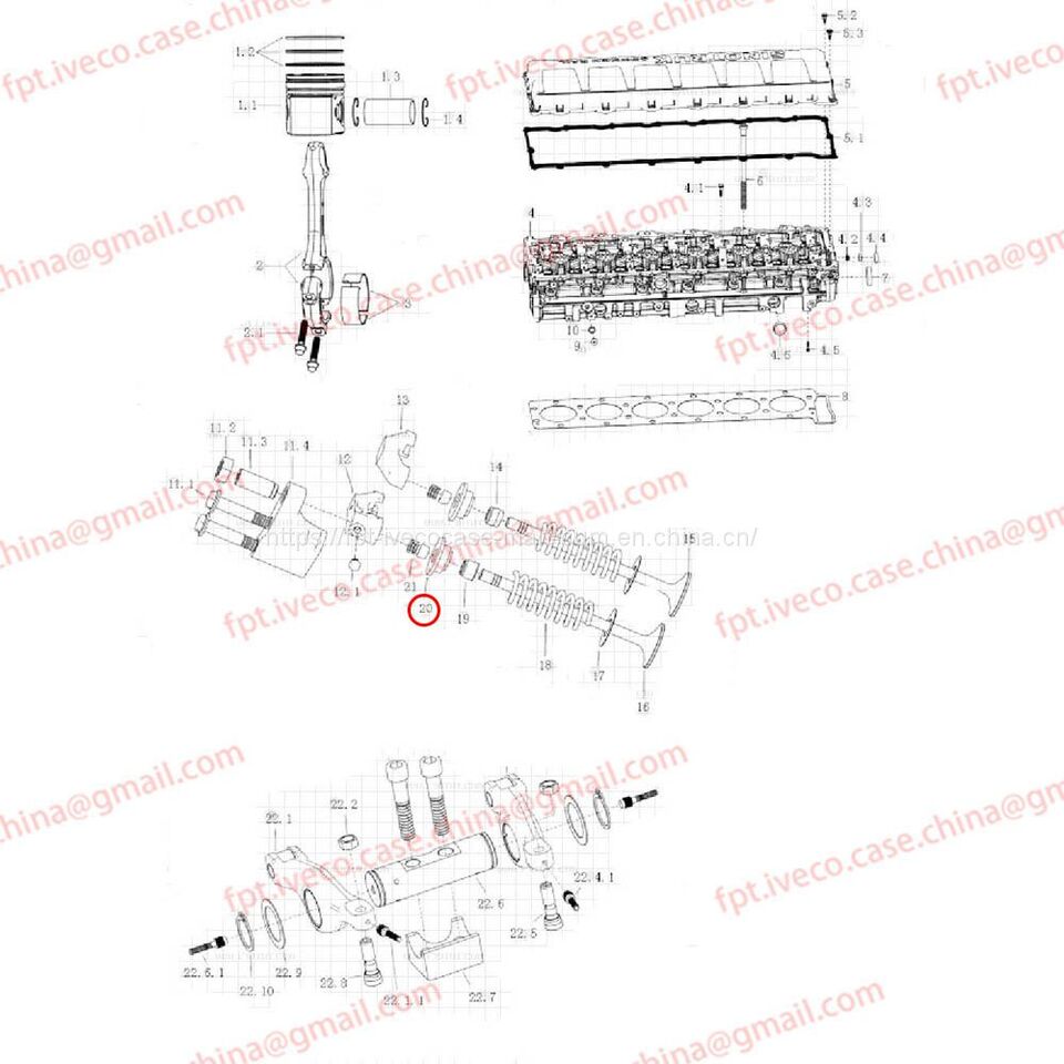 MAN D2066 Valve spring retainer 04103-0108 - Ventil: slika 1 MAN D2066 Valve spring retainer 04103-0108 - Ventil: slika 1