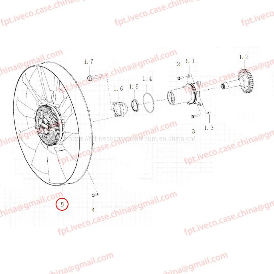 MAN D2066 air fan 06600-7025 - Ventilator za Kamion: slika 1 MAN D2066 air fan 06600-7025 - Ventilator za Kamion: slika 1