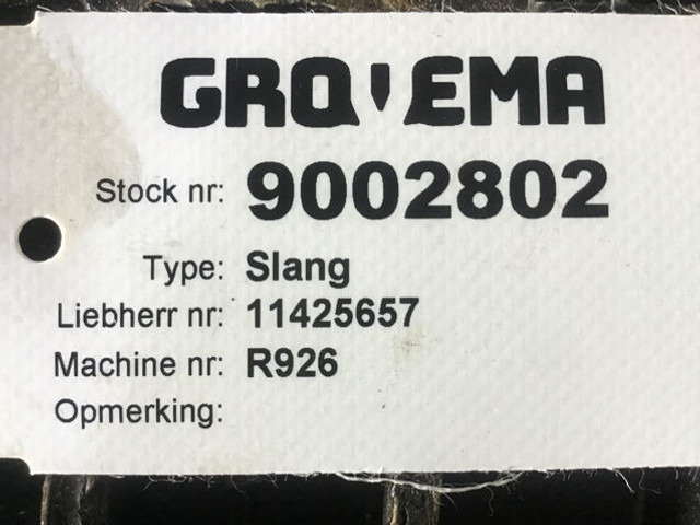 Liebherr A928 / R926 / R930 - Usisna cev: slika 4 Liebherr A928 / R926 / R930 - Usisna cev: slika 4