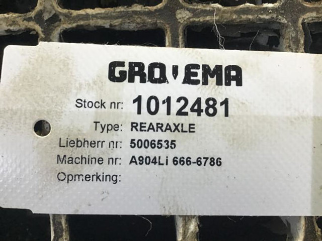 Liebherr Axle - Osovina i delovi: slika 3 Liebherr Axle - Osovina i delovi: slika 3