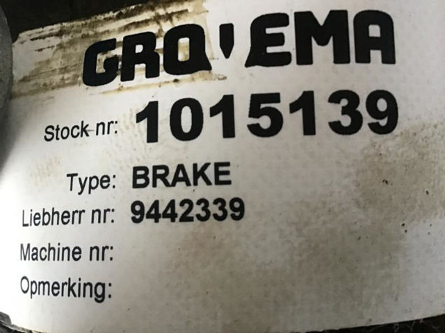 Liebherr Brake - Delovi kočnica: slika 2 Liebherr Brake - Delovi kočnica: slika 2