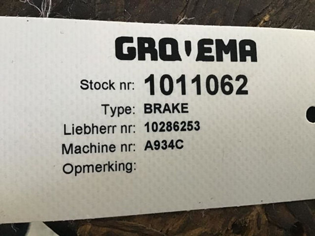 Liebherr Brake - Delovi kočnica: slika 2 Liebherr Brake - Delovi kočnica: slika 2
