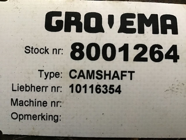 Liebherr Camshaft - Bregasta osovina: slika 1 Liebherr Camshaft - Bregasta osovina: slika 1
