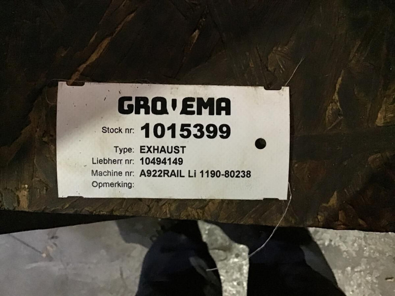 Liebherr Exhaust - Prigušivač: slika 2 Liebherr Exhaust - Prigušivač: slika 2