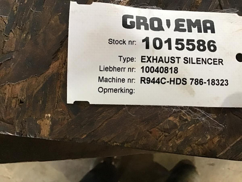 Liebherr Exhaust Silencer - Prigušivač: slika 3 Liebherr Exhaust Silencer - Prigušivač: slika 3