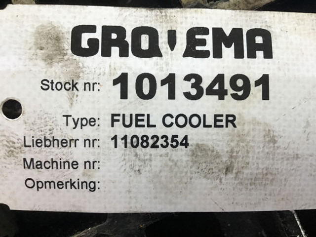Liebherr Fuel Cooler - Hladnjak ulja: slika 3 Liebherr Fuel Cooler - Hladnjak ulja: slika 3