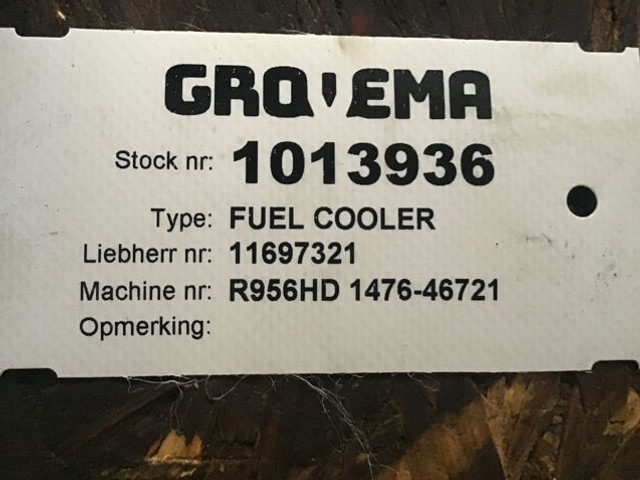 Liebherr Fuel Cooler - Hladnjak ulja: slika 3 Liebherr Fuel Cooler - Hladnjak ulja: slika 3