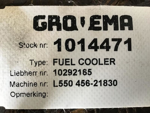 Liebherr Fuelcooler - Radijator: slika 4 Liebherr Fuelcooler - Radijator: slika 4