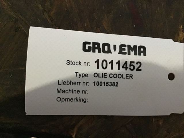 Liebherr Oilcooler - Hladnjak ulja: slika 4 Liebherr Oilcooler - Hladnjak ulja: slika 4