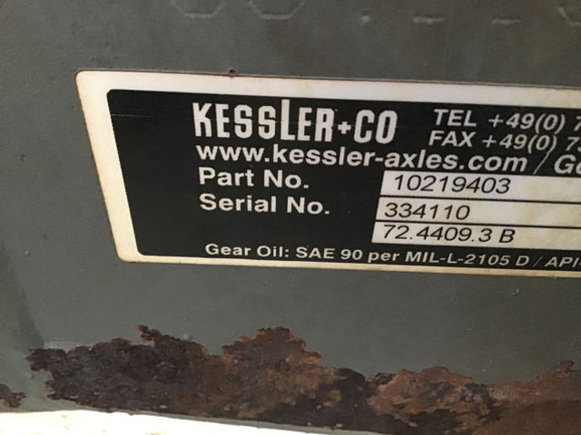 Osovina i delovi Liebherr Rearaxle: slika 8