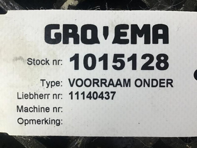 Liebherr Voorraam Onder - Staklo i delovi: slika 2 Liebherr Voorraam Onder - Staklo i delovi: slika 2