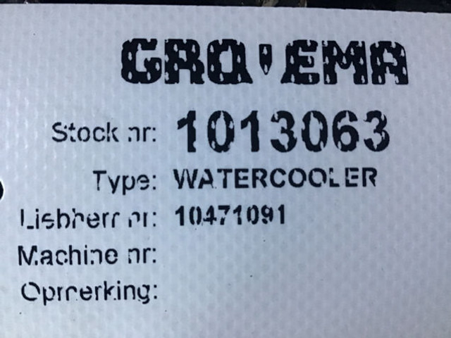 Liebherr Watercooler - Radijator: slika 3 Liebherr Watercooler - Radijator: slika 3