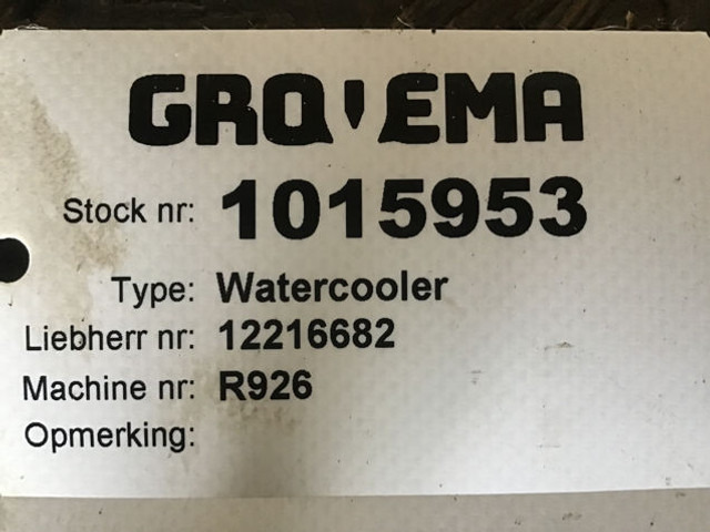 Liebherr Watercooler - Radijator: slika 1 Liebherr Watercooler - Radijator: slika 1