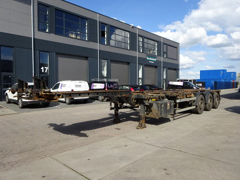 Krone SD Chassis / ADR / 2x Extendable / MB + Disc / 2x Lift Axle - Poluprikolica za prevoz kontejnera/ Poluprikolica sa promenjivim sandukom: slika 4 Krone SD Chassis / ADR / 2x Extendable / MB + Disc / 2x Lift Axle - Poluprikolica za prevoz kontejnera/ Poluprikolica sa promenjivim sandukom: slika 4