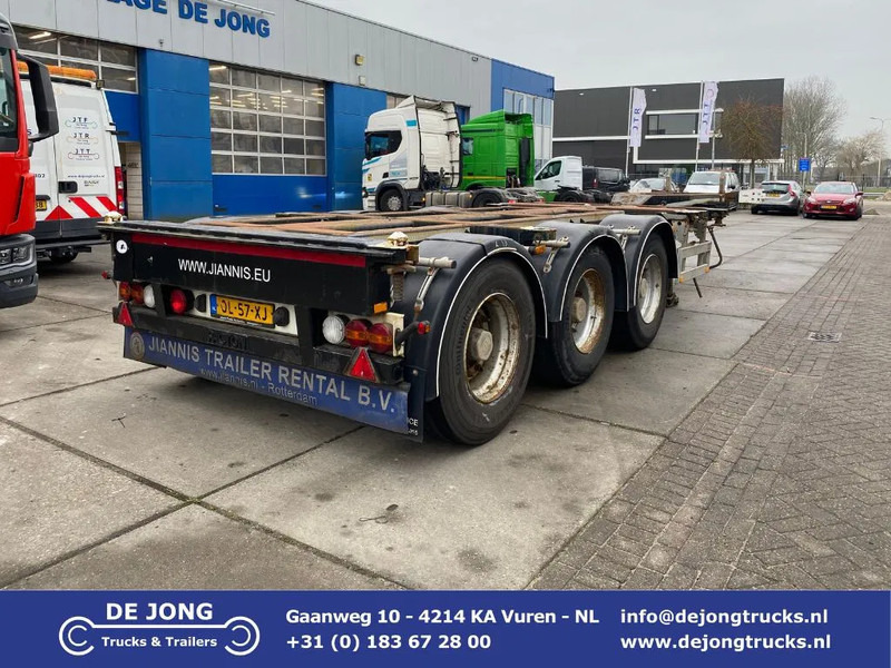 Pacton TXC 343 Multi / 3x Extendable / 1x Lift Axle - Poluprikolica za prevoz kontejnera/ Poluprikolica sa promenjivim sandukom: slika 1 Pacton TXC 343 Multi / 3x Extendable / 1x Lift Axle - Poluprikolica za prevoz kontejnera/ Poluprikolica sa promenjivim sandukom: slika 1
