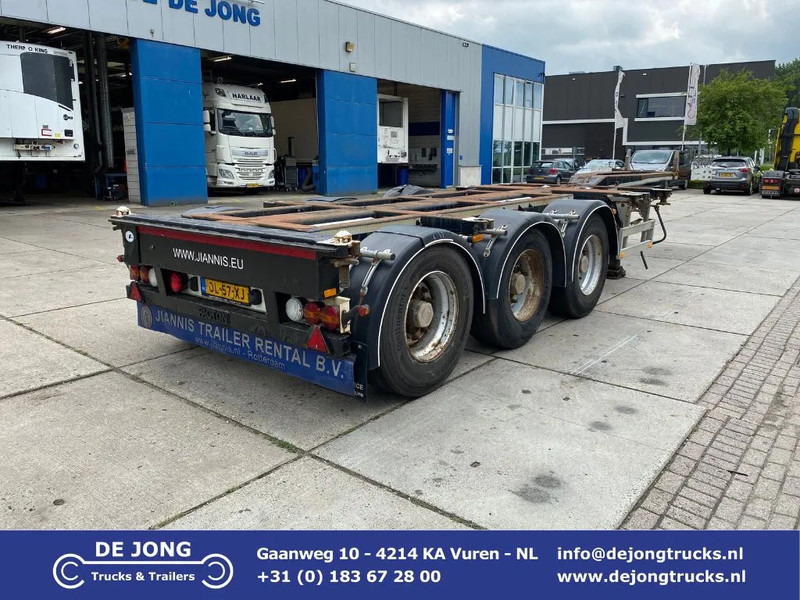 Pacton TXC 343 Multi / 3x Extendable / 1x Lift Axle - Poluprikolica za prevoz kontejnera/ Poluprikolica sa promenjivim sandukom: slika 1 Pacton TXC 343 Multi / 3x Extendable / 1x Lift Axle - Poluprikolica za prevoz kontejnera/ Poluprikolica sa promenjivim sandukom: slika 1