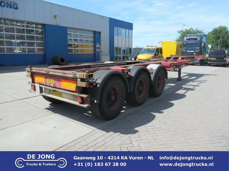 Renders Container Chassis / Extendable on rear / BPW + drum - Poluprikolica za prevoz kontejnera/ Poluprikolica sa promenjivim sandukom: slika 1 Renders Container Chassis / Extendable on rear / BPW + drum - Poluprikolica za prevoz kontejnera/ Poluprikolica sa promenjivim sandukom: slika 1