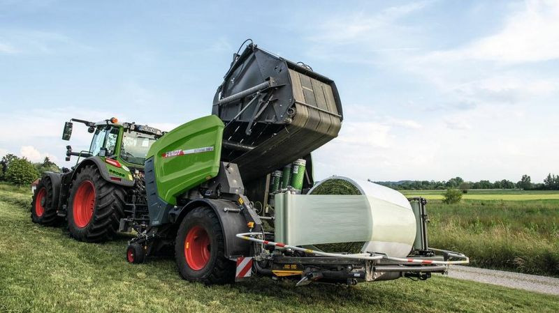 Fendt Rotana 160 V - Balirka za okrugle bale, Omotač za bale: slika 1 Fendt Rotana 160 V - Balirka za okrugle bale, Omotač za bale: slika 1