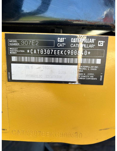 Cat 307E2 - Bager guseničar: slika 5 Cat 307E2 - Bager guseničar: slika 5